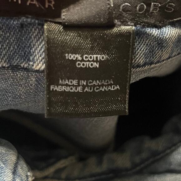 Marc Jacobs Denim Jean Jacket/Shacket Distressed Mens Medium Button Up Classic - Picture 5 of 8